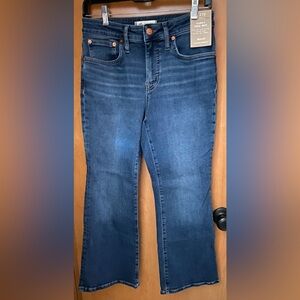 Madewell Curvy Kick Out Blue Jeans